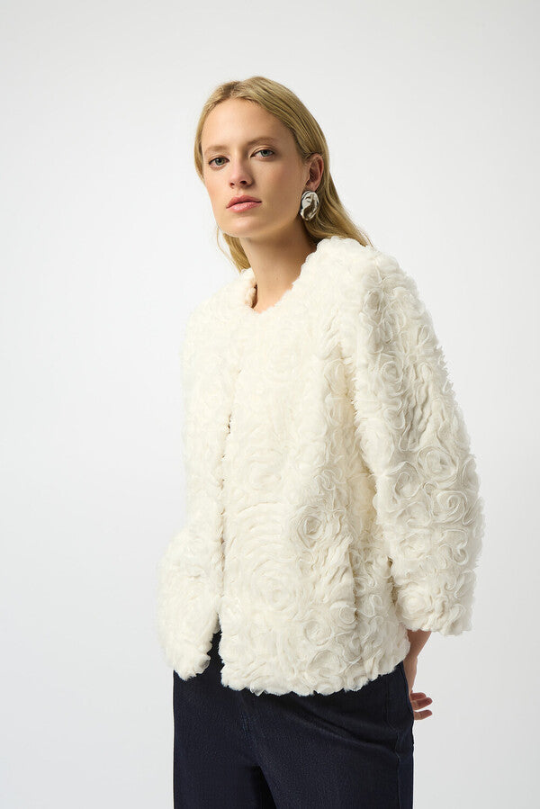 Joseph Ribkoff Floral fur jacket 253930