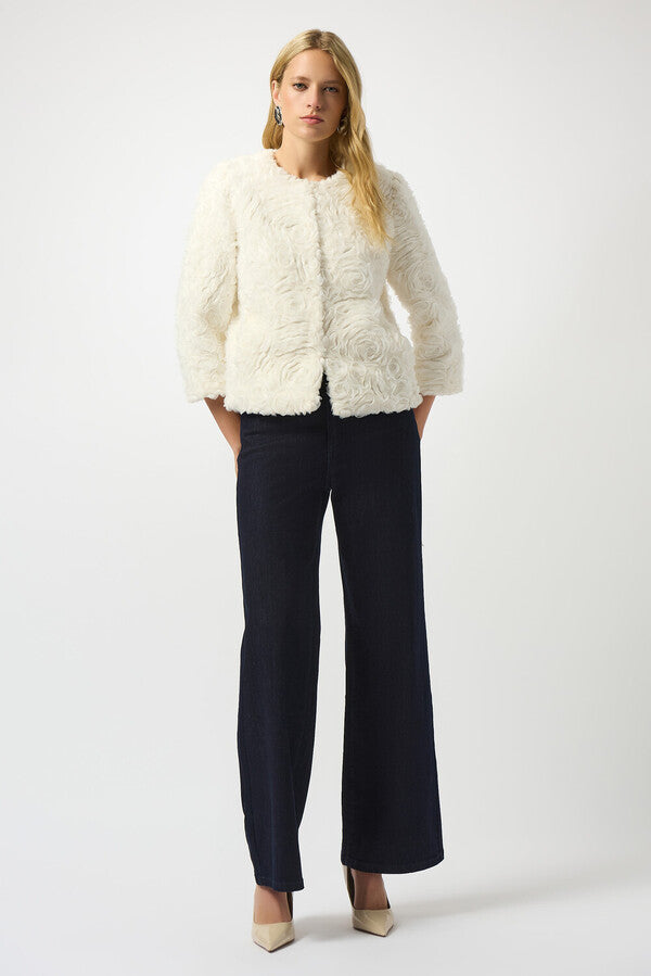 Joseph Ribkoff Floral fur jacket 253930