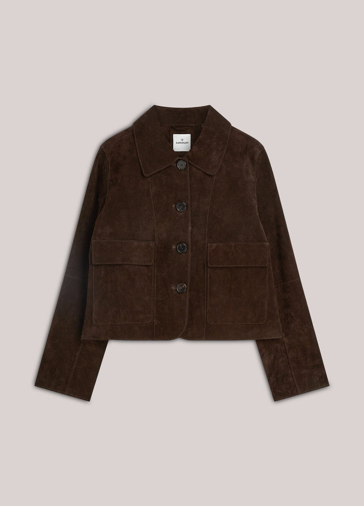 Summum Dark Chocolate Suede Jkt