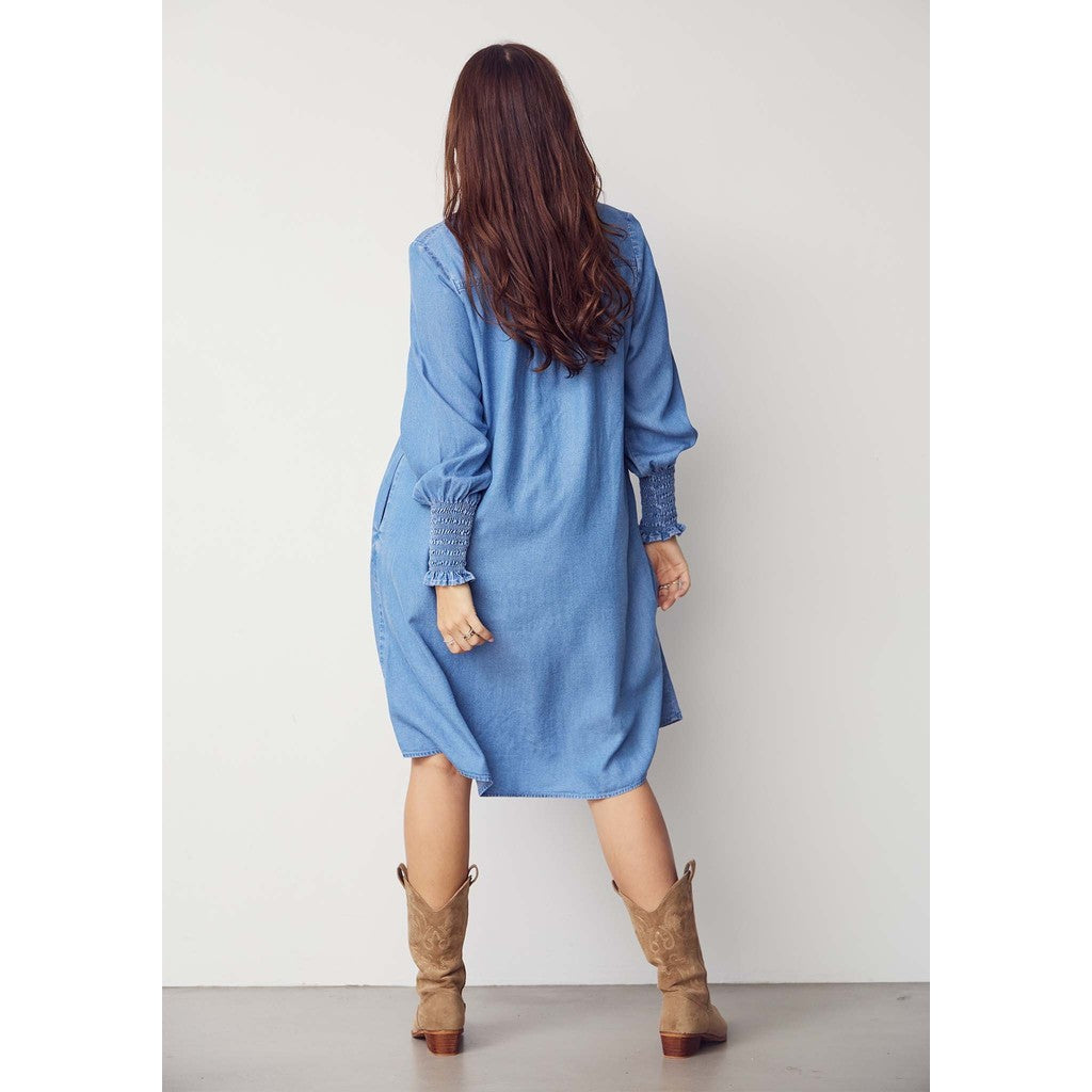 I Say Denim blue dress