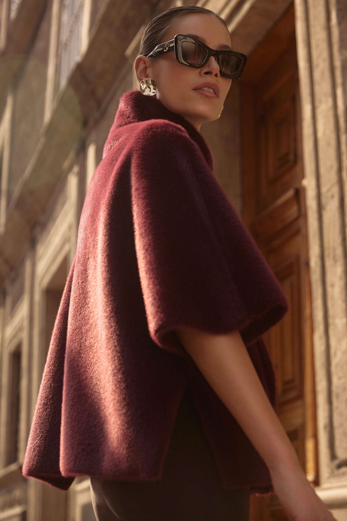 Joseph Ribkoff Merlot jacket 253924