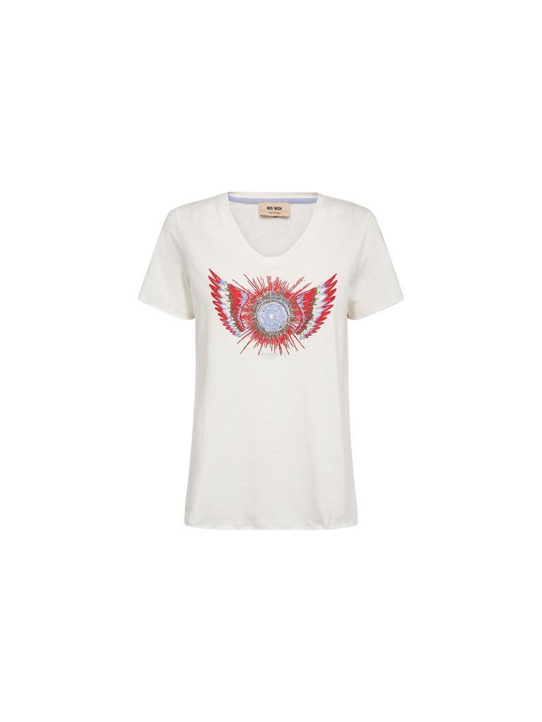 Mos Mosh MMRomi Glam Tee Ecru