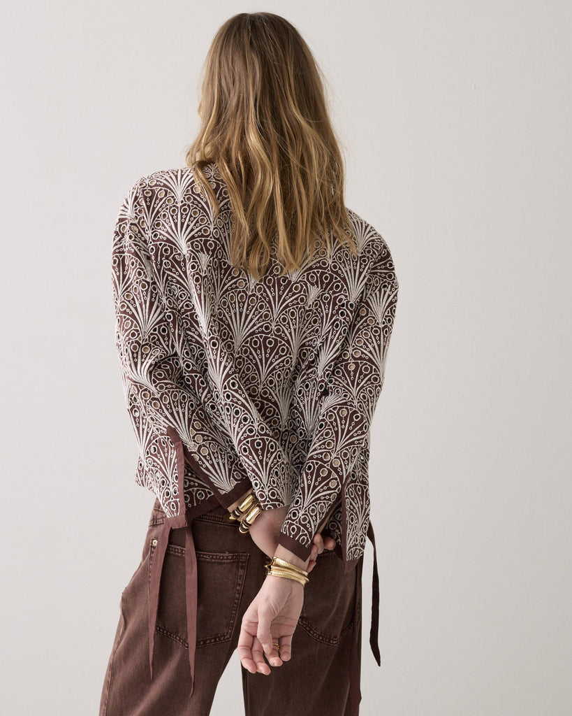 Summum Blouse Chiffly Coffee