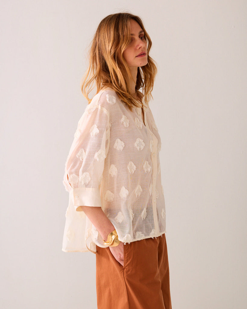 Summum Blouse 3D new - Ivory