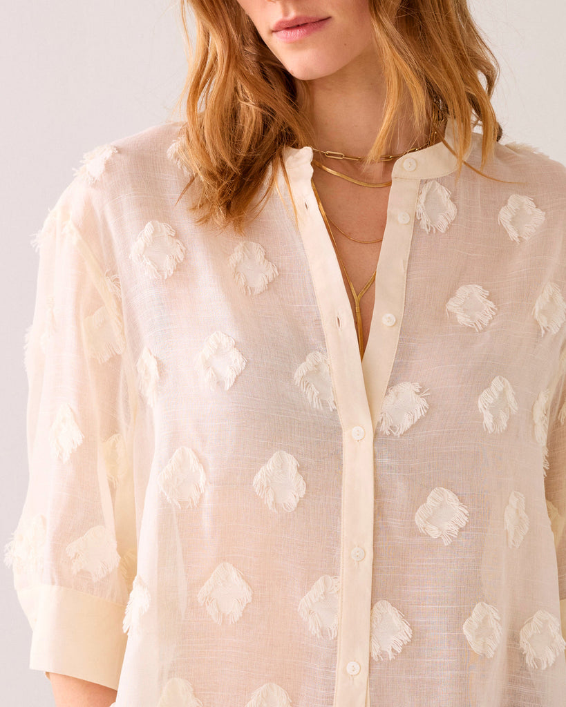 Summum Blouse 3D new - Ivory