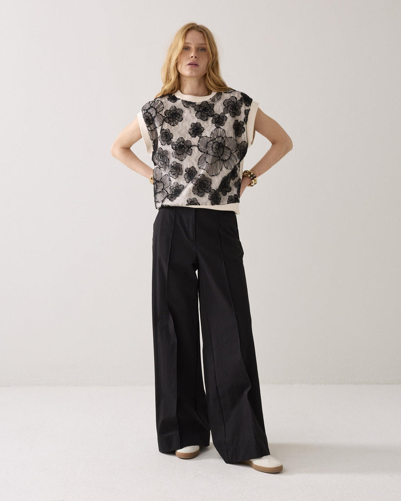 Summum Trouser Cotton blend black