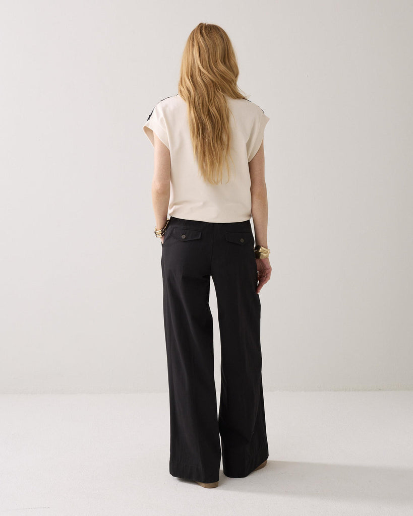 Summum Trouser Cotton blend black