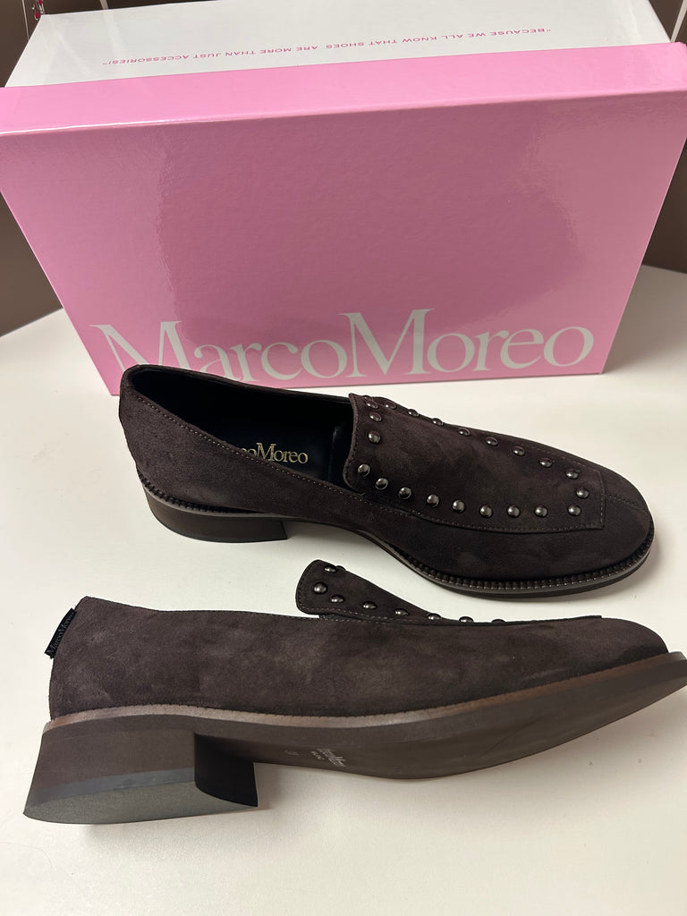 Marco Moreo Brown suede loafer 25115