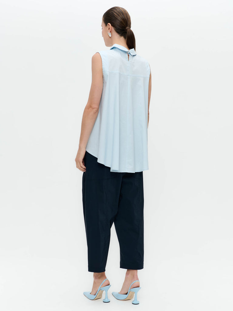 Jane Lushka blue Dolce vita top