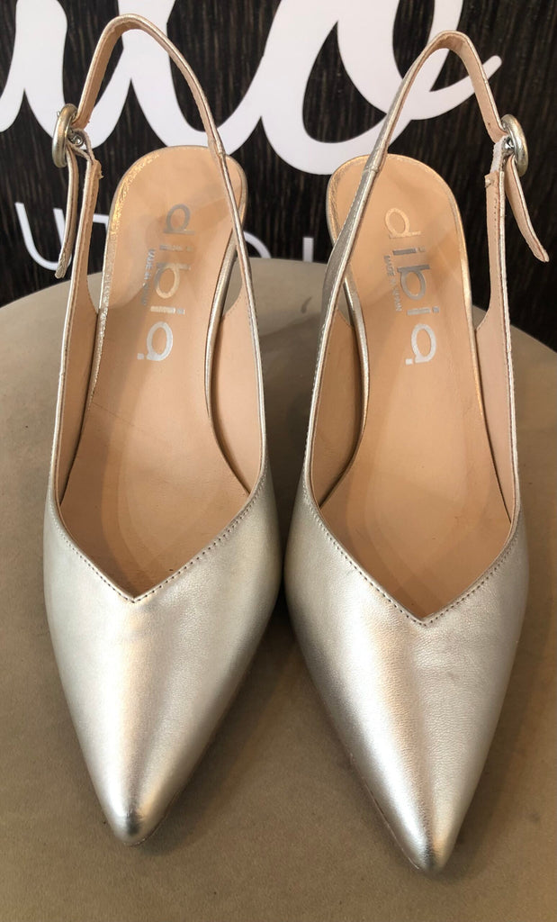 Dibia silver slingback 24014