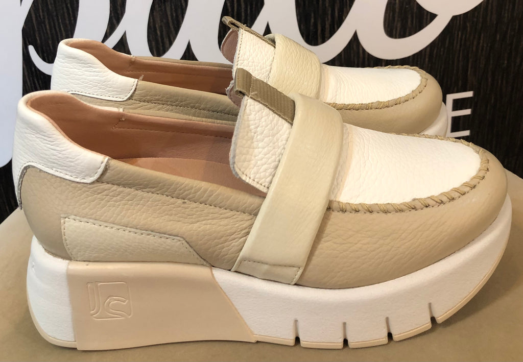 Jose Saenz Beige/Cream/White Loafer 24021