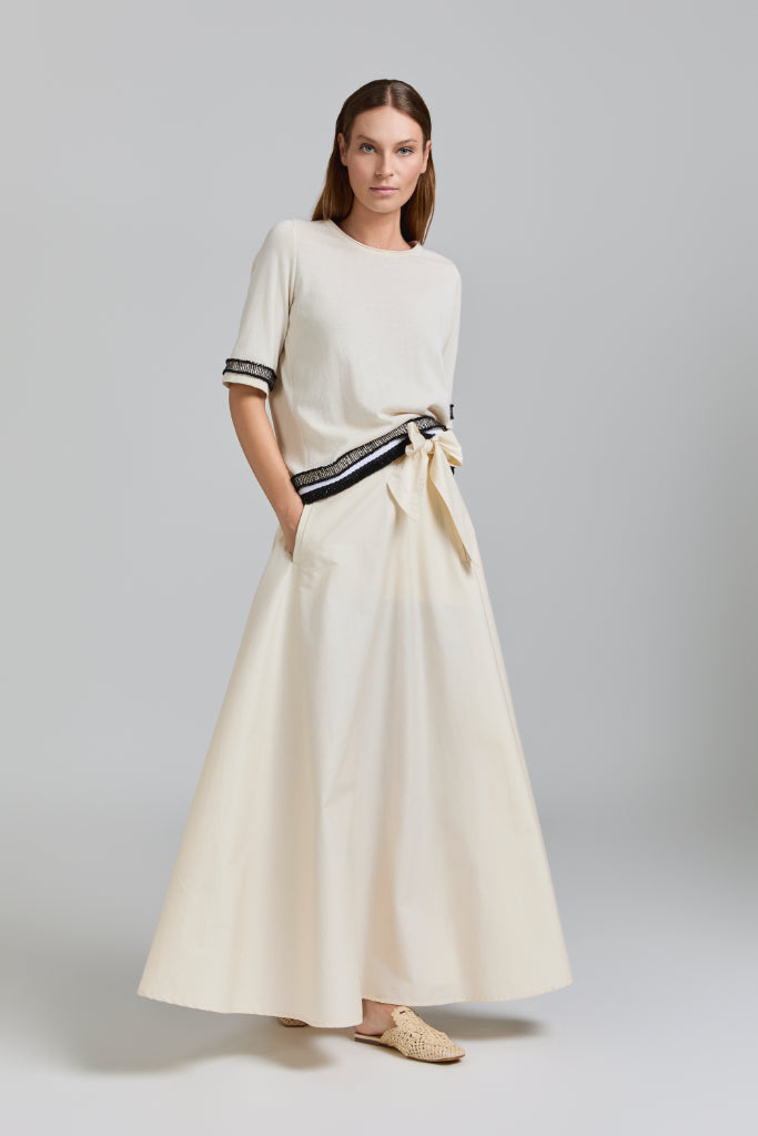 TC Cream Skirt U311