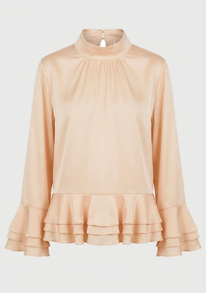 I Say Steff Deco Blouse cream