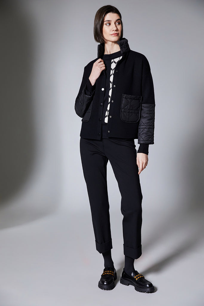 Peruzzi quilted trim jkt W25604