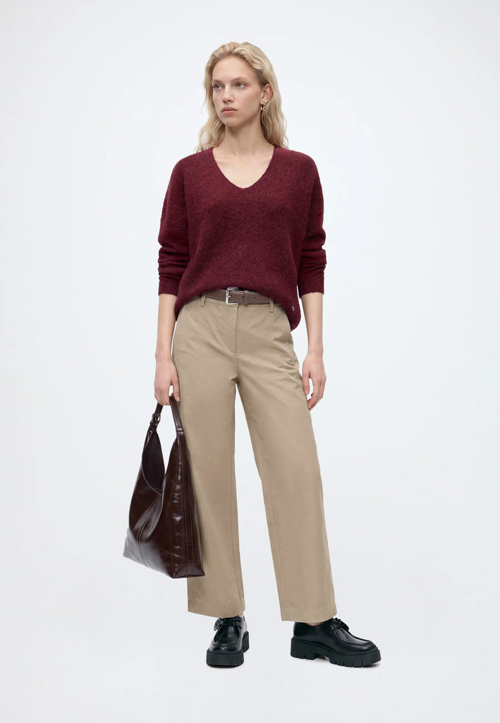 MMThora V-Neck Knit Cabernet
