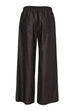 NAW26110 Leatherette Wide Leg Trs