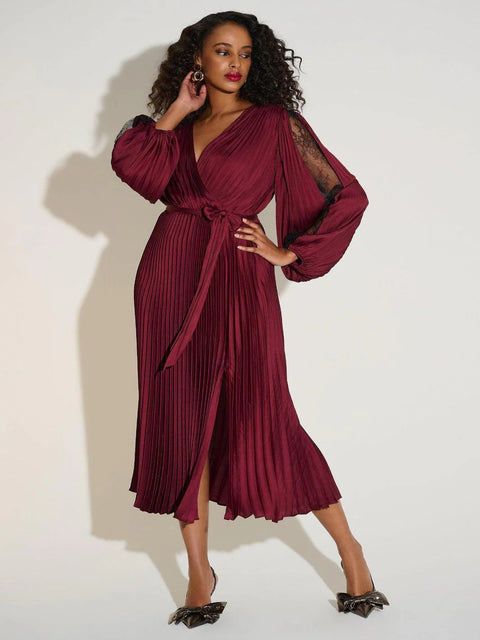 Joseph Ribkoff  253775 LDS dress Merlot