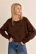 Molly Chocolate Knitted Sweater