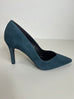Lodi 261101 Dark Teal Suede Heel