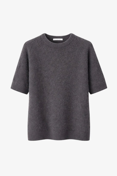 Jane Lushka Alpaca Knitted Top Dark Brown