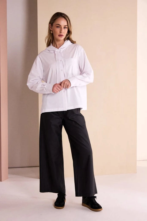 NAW26329 Cotton Hood Shirt