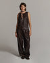 Summum Dark Chocolate Leather Top
