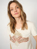 Mos Mosh Nadine pink deco tee