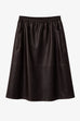 Jane Lushka Elle Brown Leather Skirt