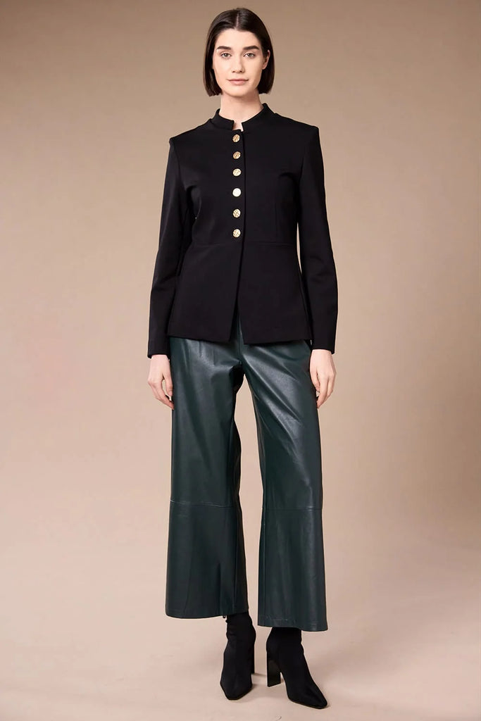 Peruzzi Faux leather trouser green 182