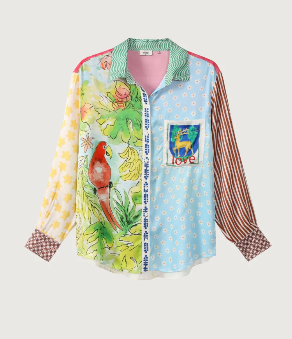 Me369 - Isabel Printed Shirt Pura Vida