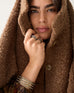 Summum Cape jacket Sepia