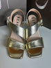 Repo 261082 High gold block heel sandal
