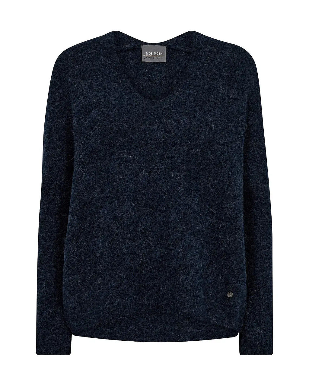 MMThora V-Neck Knit Salute navy