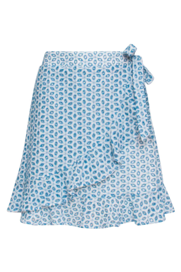 SL 24108 White and blue skirt