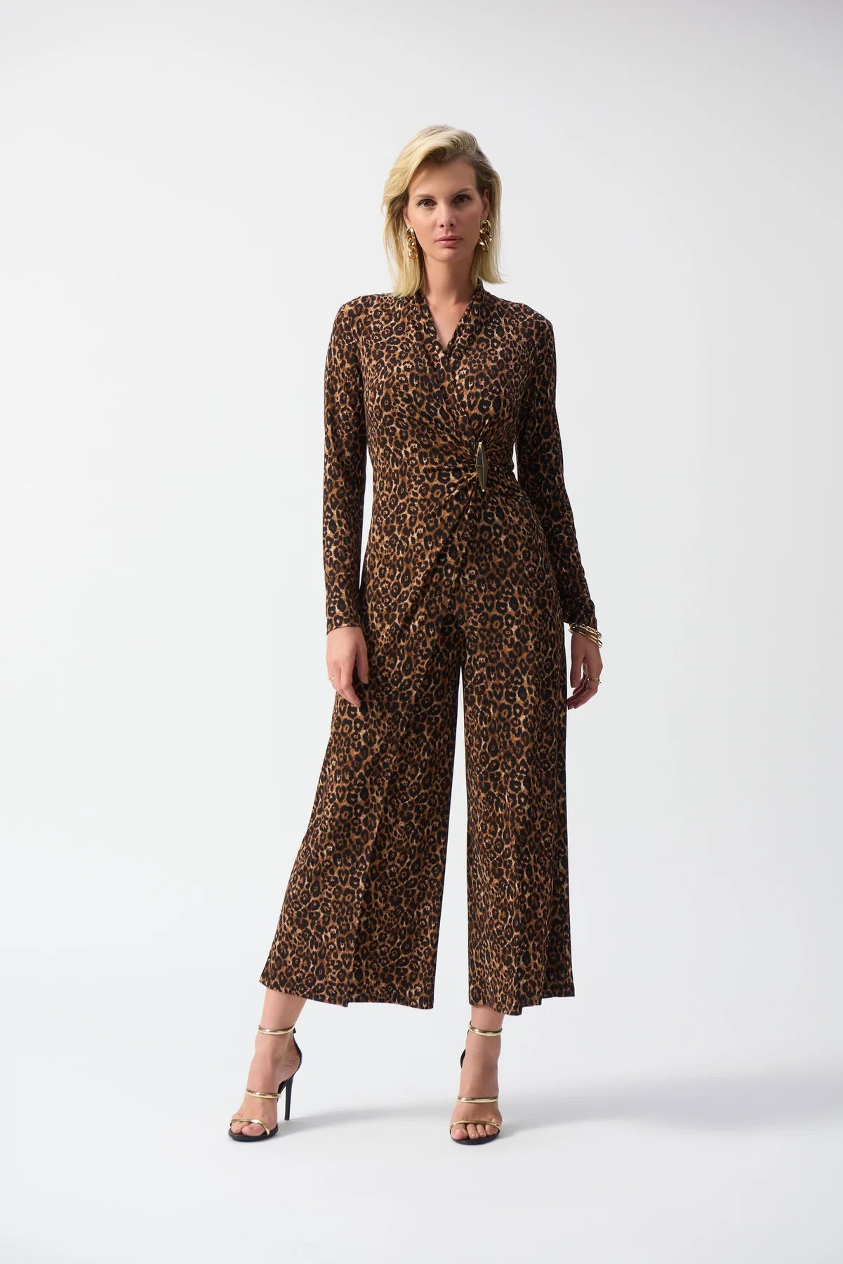 Joseph Ribkoff 244255 leopard print jumpsuit