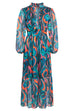 Smashed Lemon 24519lp Petrol dress