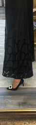 NAW25207 Black Leatherette Dress