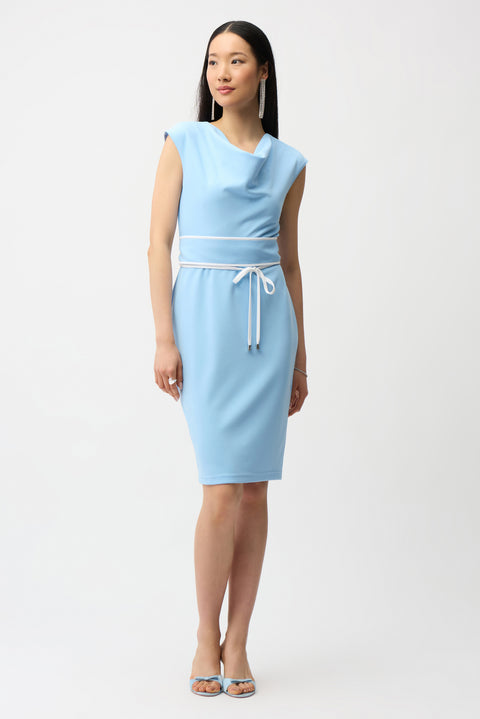 Joseph Ribkoff 261205 Sky blue dress