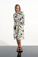 Joseph Ribkoff tropical shirt dress 261623