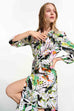 Joseph Ribkoff tropical shirt dress 261623