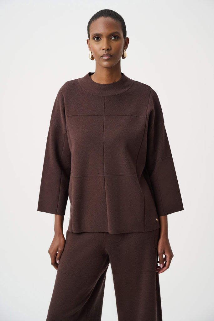 Joseph Ribkoff Mocha top 261981F26