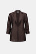 Joseph Ribkoff Mocha long blazer 263050