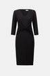 Joseph Ribkoff Scuba Black dress 263150