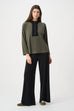 Joseph Ribkoff Avocado Blk top 263606