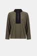 Joseph Ribkoff Avocado Blk top 263606