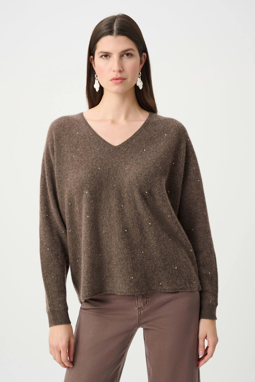 Joseph Ribkoff Cashmere Sweater With Rhinestones 263940