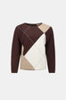 Joseph Ribkoff Argyle crew knit 263948