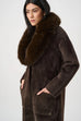 Joseph Ribkoff Mocha fur coat 263973