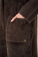 Joseph Ribkoff Mocha fur coat 263973