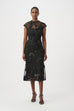 Joseph Ribkoff Black trumpet dress 264143